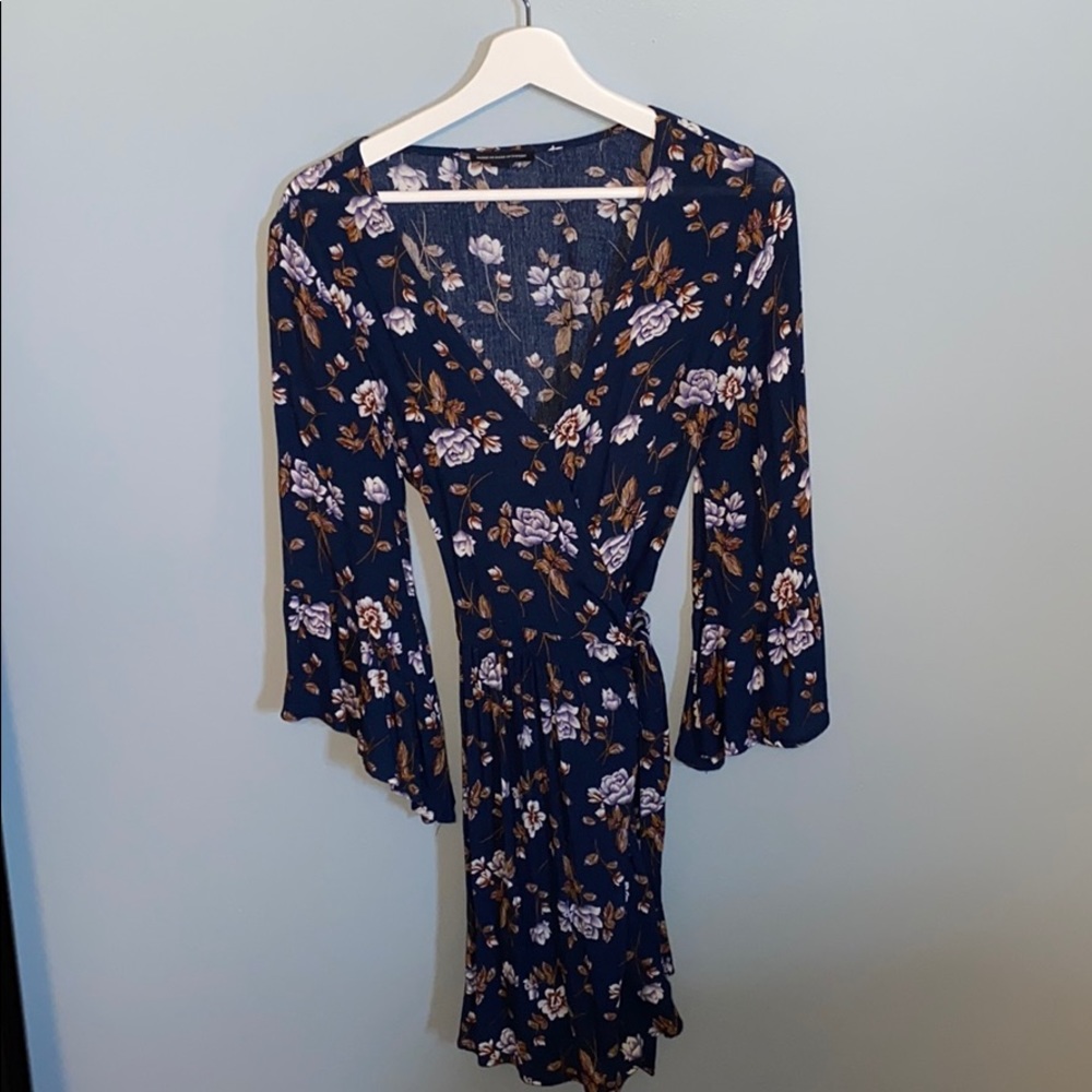 Flowy wrap dress
